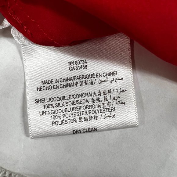Beautiful Silk BCBG Handkerchief Red Dress - Sz 8 - Picture 7 of 7